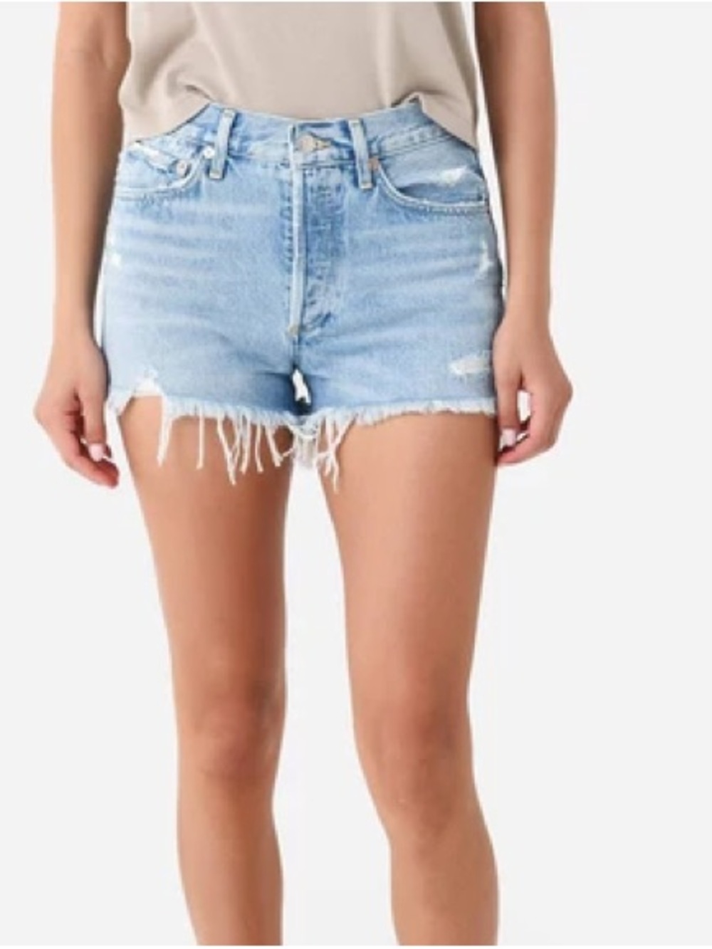 AGOLDE Parker Vintage Cutoff Denim Shorts